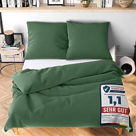 Wolkenfeld Bettwäsche 155x200 cm – Grun -
