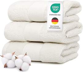 Wolkenfeld Gästehandtuch Set 3-teilig Premium -
