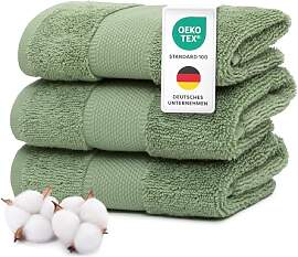 Wolkenfeld Gästehandtuch Set 3-teilig Premium -
