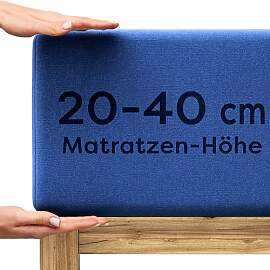 Wolkenfeld Spannbettlaken 140x200cm – 160x220cm