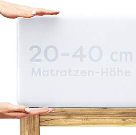 Wolkenfeld Spannbettlaken 140x200cm – 160x220cm