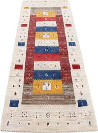 Wollteppich CARPETFINE "Gabbeh Sofia, auch