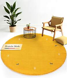 Wollteppich CARPETFINE "Gabbeh Uni",
