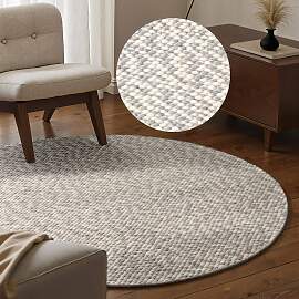 Wollteppich ELLE DECORATION "Beans",