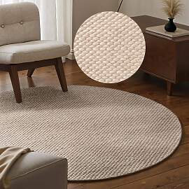 Wollteppich ELLE DECORATION "Beans",
