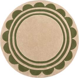 Wollteppich FLAIR RUGS "Lois rund",