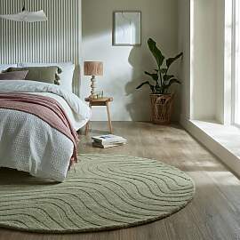 Wollteppich FLAIR RUGS "Mesmerise, rund & 