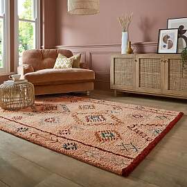 Wollteppich FLAIR RUGS "Sahara Shaggy",