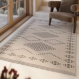 Wollteppich GREEN LOOOP "Belmont", beige 