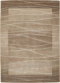 Wollteppich LUXOR LIVING "Lineo", beige