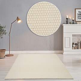 Wollteppich THEKO "Alpen", beige (natur