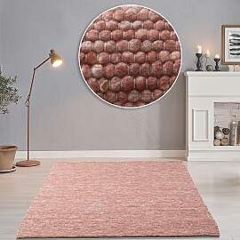 Wollteppich THEKO "Alpen", rot, B:90cm