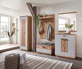 Wollteppich THEKO "TRONDHEIM 05", grau,