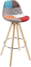 WOLTU 1 x Barhocker 1 Stück Barstuhl aus Leinen