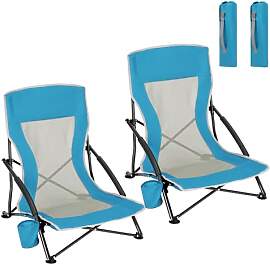 WOLTU 2er Set Strandstuhl Klappbar, Campingstuhl