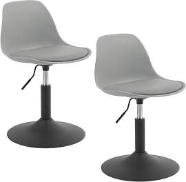 WOLTU 2er Set Verstellbarer Sitzhocker Stuhl