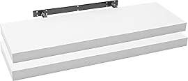 WOLTU 2X Wandregal Wandboard Bücherregal Regale