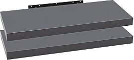 WOLTU 2X Wandregal Wandboard Bücherregal Regale