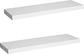 WOLTU 2X Wandregal Wandboard Bücherregal Regale