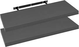 WOLTU 2X Wandregal Wandboard Bücherregal Regale