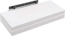 WOLTU 2X Wandregal Wandboard Bücherregal Regale