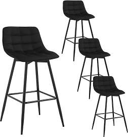 WOLTU 4er Set Barhocker Barstuhl Hocker