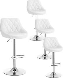 WOLTU 4er Set Barhocker Bistrohocker Tresenhocker