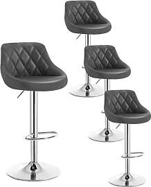 WOLTU 4er Set Barhocker Bistrohocker Tresenhocker