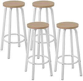 WOLTU 4X Barhocker Barstuhl Bistrohocker