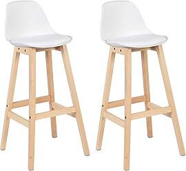 WOLTU Barhocker 2er Set Barstuhl aus Kunststoff