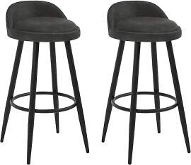 WOLTU Barhocker 2er Set, Barstuhl Küchenhocker,