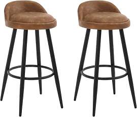 WOLTU Barhocker 2er Set, Barstuhl Küchenhocker,