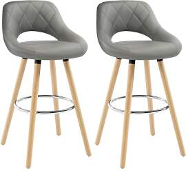 WOLTU Barhocker 2er Set, Barstuhl Küchenhocker