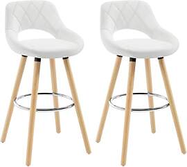 WOLTU Barhocker 2er Set, Barstuhl Küchenhocker