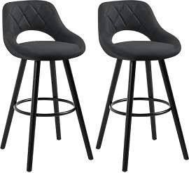 WOLTU Barhocker 2er Set, Barstuhl Küchenhocker
