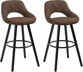 WOLTU Barhocker 2er Set, Barstuhl Küchenhocker