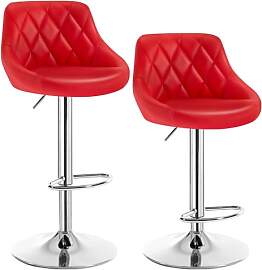 WOLTU Barhocker 2er Set, Barstuhl mit Lehne,