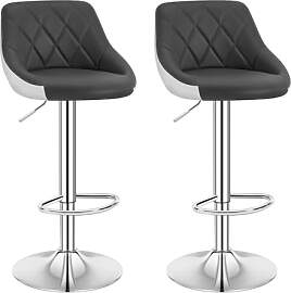 WOLTU Barhocker 2er Set, Barstuhl mit Lehne,