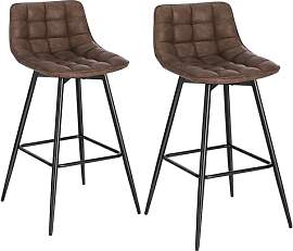 WOLTU Barhocker 2er Set Designer Barstuhl Hocker