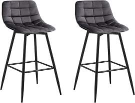 WOLTU Barhocker 2er Set Designer Barstuhl Hocker