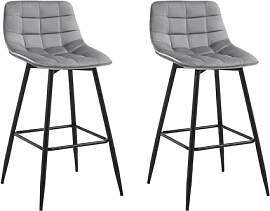 WOLTU Barhocker 2er Set Designer Barstuhl Hocker