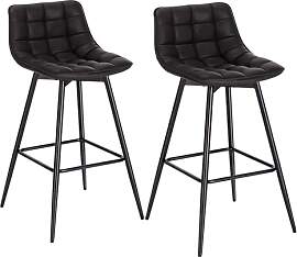 WOLTU Barhocker 2er Set Designer Barstuhl Hocker