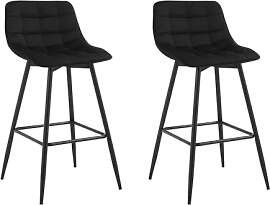 WOLTU Barhocker 2er Set Designer Barstuhl Hocker