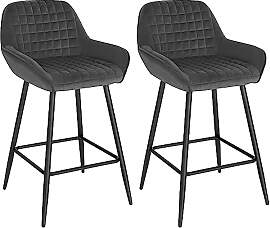 WOLTU Barhocker 2er Set Designer Barstuhl