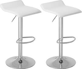 WOLTU Barhocker 2er Set, Höhenverstellbarer