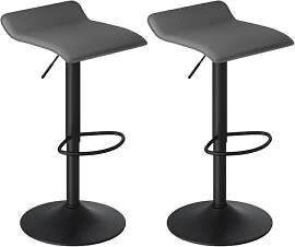 WOLTU Barhocker 2er Set, Höhenverstellbarer