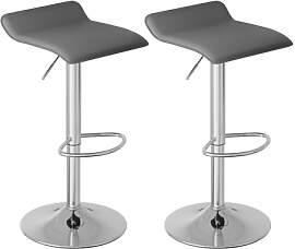 WOLTU Barhocker 2er Set, Höhenverstellbarer