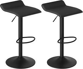 WOLTU Barhocker 2er Set, Höhenverstellbarer