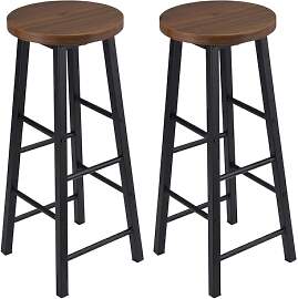 WOLTU Barhocker 2er Set mit Fußstütze, 71 cm