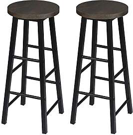 WOLTU Barhocker 2er Set mit Fußstütze, 71 cm
